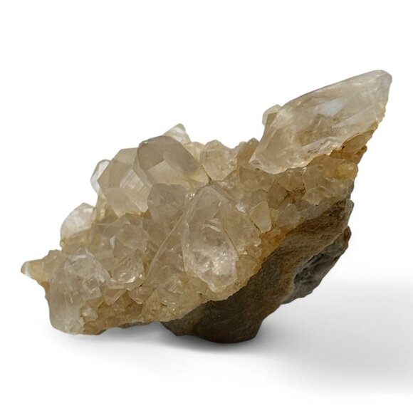 410g Clear Quartz Crystal Cluster Natural Raw Mineral Specimen Healing Display - Picture 2 of 6